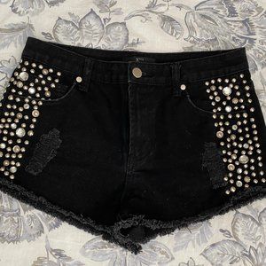 Rhinestone Shorts